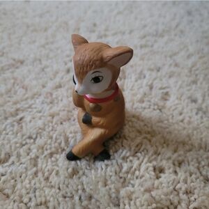 Vintage Ceramic Christmas Holiday Deer Decoration